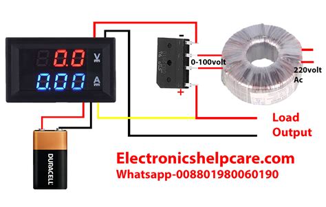 Ampere Meter Voltmeter Connection Electronics Electronics Help Care