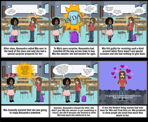 Act Of Kindness Storyboard Por 55378b18