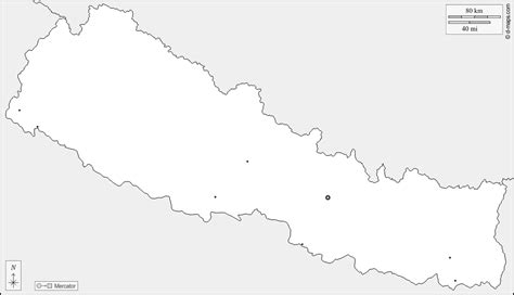 Nepal Free Map Free Blank Map Free Outline Map Free Base Map