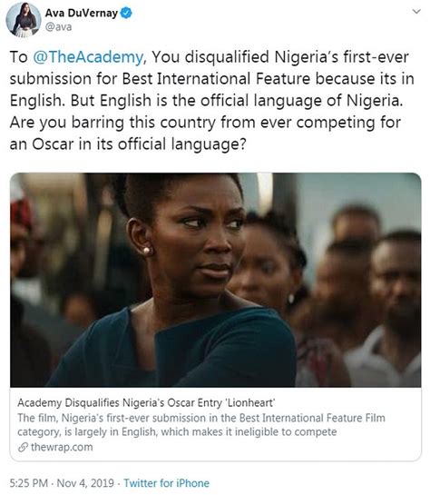 Oscars Comes Under Fire For Banning Nigerian Film Lionheart From