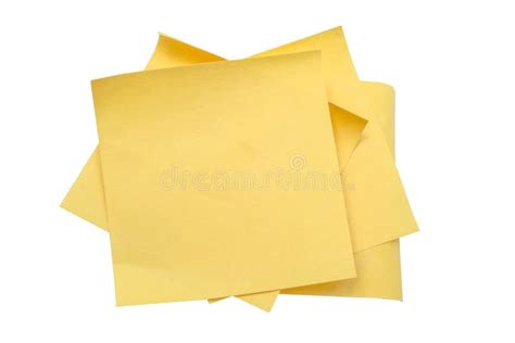 Yellow Memo Paper Stock Photo Image Of Message Concept 27995792