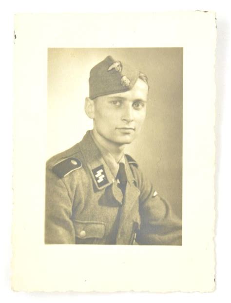 Worldwarcollectibles German Waffen Ss Portrait Picture