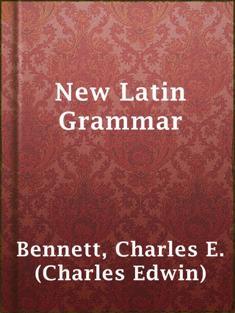 New Latin Grammar Tennessee Reads Overdrive