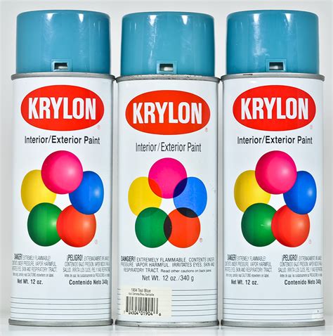 Krylon Teal Blue Krylon Spray Paint Graffiti Nyc Subway