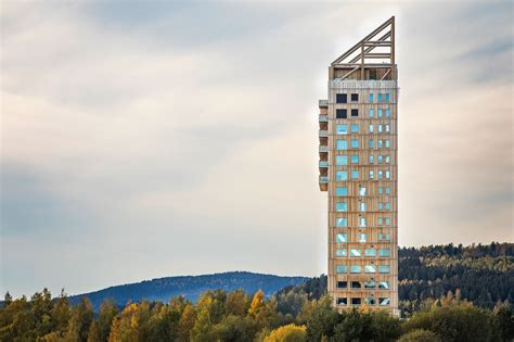 The Worlds Tallest Timber Tower Rises In Brumunddal Norway Åvontuura