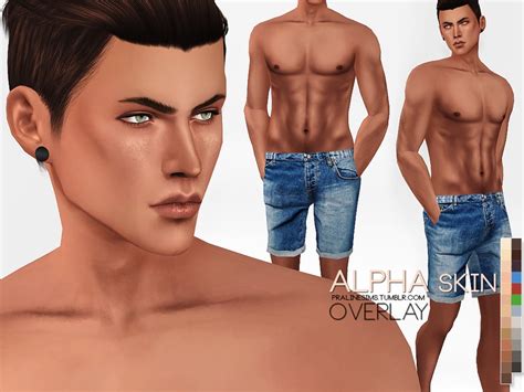 Sims 4 Ccs The Best Alpha Skin Overlay By Pralinesims