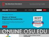 Images of Online Programs Osu