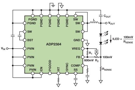 The lm2596 operates at a switching frequency of 150 khz thus allowing smaller sized filter components than what would be needed with lower. Hacking a cheap DC-DC buck converter module (LM2596 chip) into a CC LED driver - Electrical ...