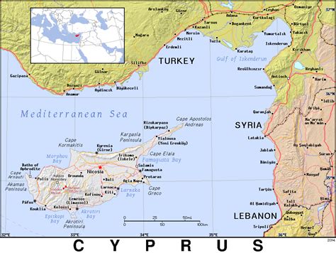 CY Cyprus Public Domain Maps By PAT The Free Open Source Portable Atlas