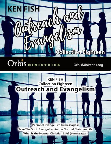 Mp3 Card Collection 18 Outreach And Evangelism Orbis Ministries Inc Tm