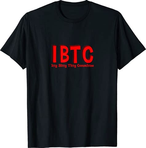 Itty Bitty Titty Committee T Women Small Boobs Ibtc T