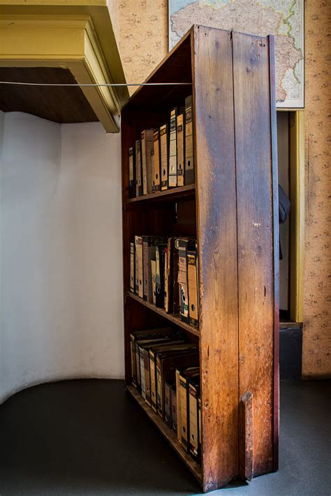 Book Case Which Hid Entrance To Anne Frank Secret Annex
