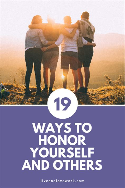 19 Ways To Honor Yourself And Others Chrysta Bairre Life Skills
