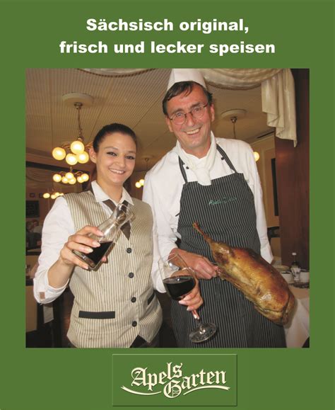 Serviert wird die sächsische küche, die nach historisch überlieferten rezepten in leipziger art zubereitet wird. Apels Garten Öffnungszeiten Anfahrt - Happy Dinner Card