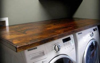 Diy floating laundry room countertop. Laundry Room Countertops Ideas You Can Count On | Hometalk