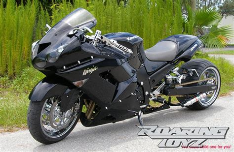 Midnight Black Stretched Black Zx14 With Nos Roaring Toyz
