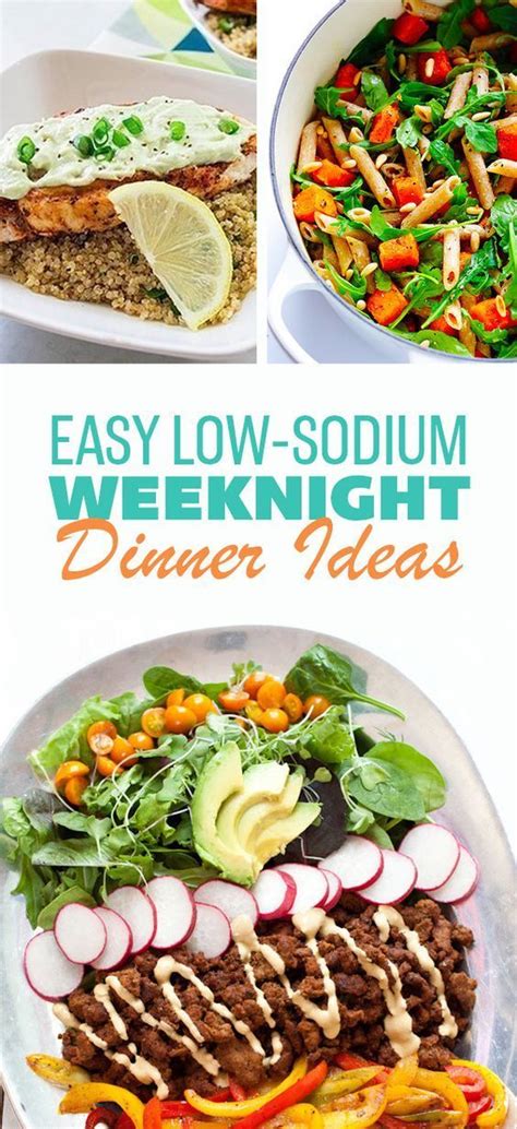 So why have most health organizations pushed the idea of low sodium diets? 10 Easy Dinners That Aren't Overloaded With Salt | Low ...