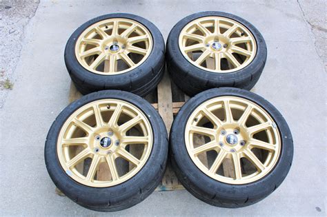 The process for finding new rims for your vehice has never been easier. 2005-2007 SUBARU WRX STI GOLD BBS FORGED RIMS WHEELS & TIRES 33K MILE 17X8 5X114 ...