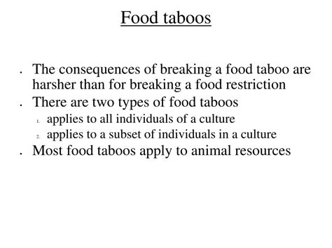 Ppt Food Taboos And Preferences Powerpoint Presentation Free