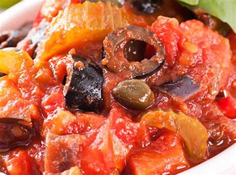 Caponata sicilienne recette WW