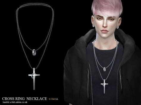 The Sims Resource Necklace M03 By S Club • Sims 4 Downloads Sims 4
