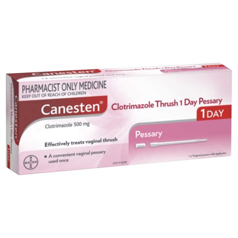Canesten 3 Day Thrush Treatment Internal Soothing Cream 20g Amals Discount Chemist