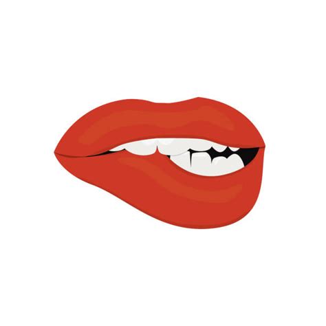 Lip Bite Illustrations Royalty Free Vector Graphics And Clip Art Istock
