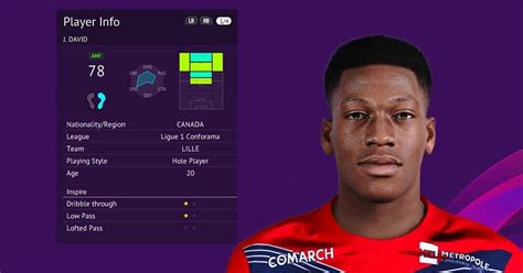 Pes2013 david alaba face by chukwudi. PES 2020 Faces Jonathan David by Raden ~ PESNewupdate.com ...