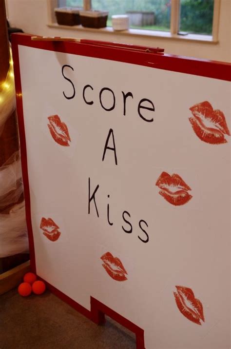 Score A Kiss Wedding Kissing Games Hockey Wedding Blue Themed Wedding