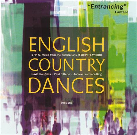 English Country Dances By John Playford David Douglass Andrew