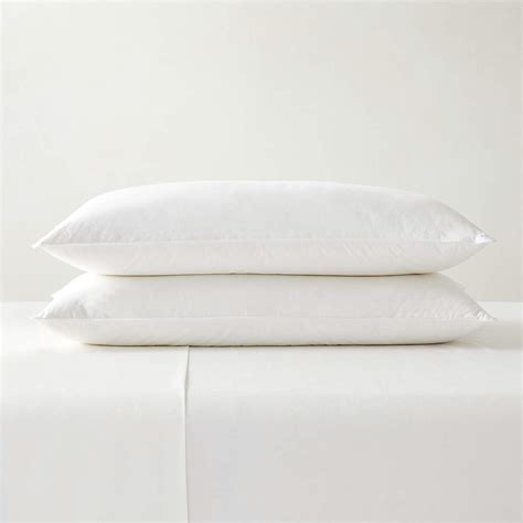 Feather Down King Pillow Inserts Set Of 2 Reviews Cb2 Canada