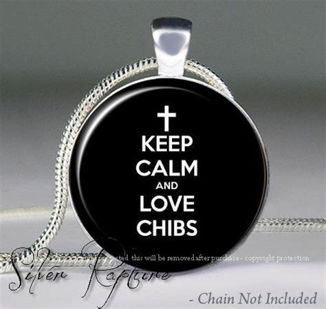 Sons Of Anarchy Keep Calm And Love Chibs Pendant By Silverrapture 800