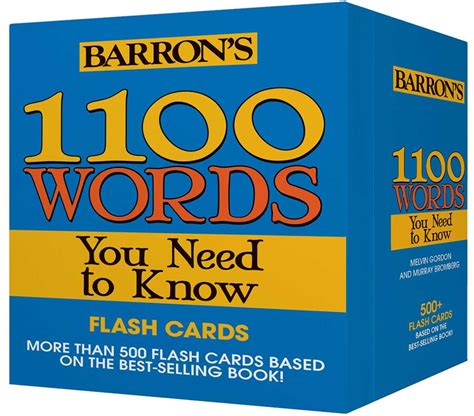 1100 Words You Need To Know Flashcards Ebook By Melvin Gordon Murray