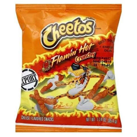 Cheetos Flamin Hot Crunchy Santikos Foods