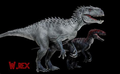 Indominus Rex And Indoraptor Jurassic World By Wolfhooligans On Deviantart