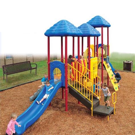 Uplay Rainbow Lake Triple Deck Commercial Playsystem Playful