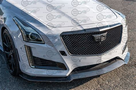 2014 2019 Cadillac Cts V Sport Style Front Splitter Ground Effects