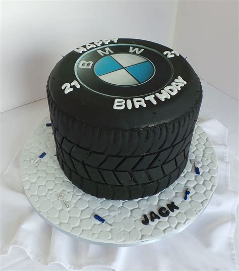 If you are planning a 1st birthday party for your baby boy, you will love these first birthday cakes for boys. 21st BMW Tyre themed birthday cake | Willi Probst Bakery ...