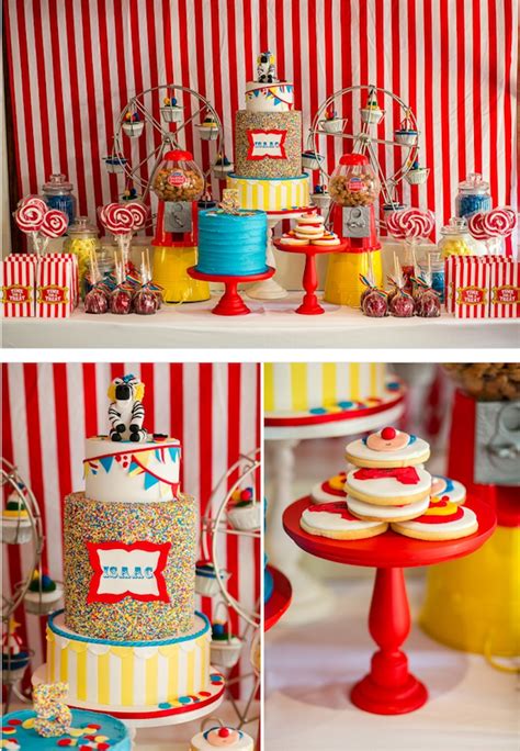 Karas Party Ideas Circus Carnival Boy Girl 5th Birthday Party Planning
