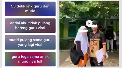 link video detik guru dan murid viral di tiktok dan media sosial my xxx hot girl