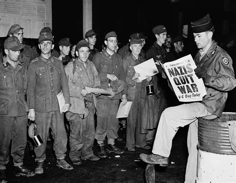 ‘the Flags Of Freedom Fly Nazi Germany Surrenders On V E Day May 8