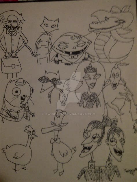 Courage The Cowardly Dog Villains By Twiggytm On Deviantart