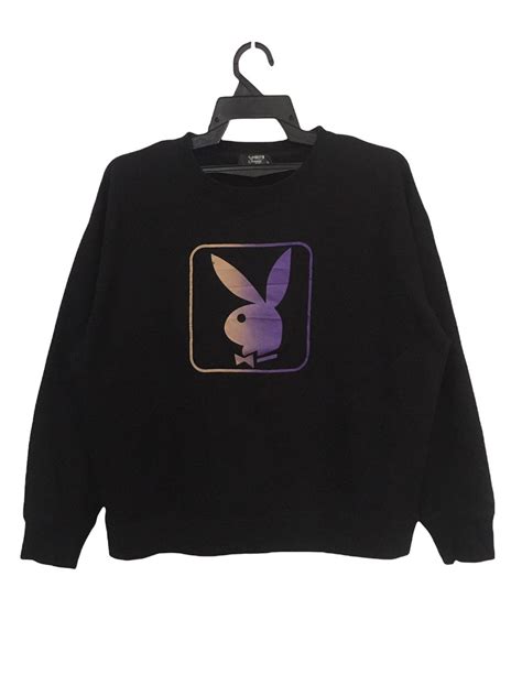 Vintage Playboy Bunny Logo Crewneck Sweatshirt Grailed
