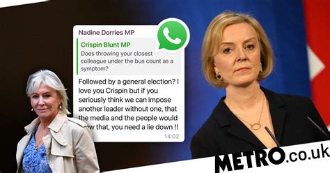 leaked whatsapp messages reveal tory rows over whether to oust liz truss trendradars