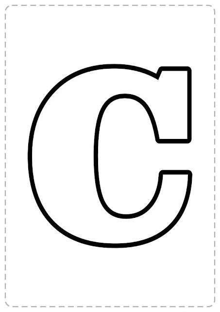 Letras C Para Imprimir Educadores De La Web