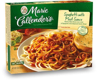 This feature requires flash player to be installed in your browser. Spaghetti with Meat Sauce: Dinners | Marie Callender's ...