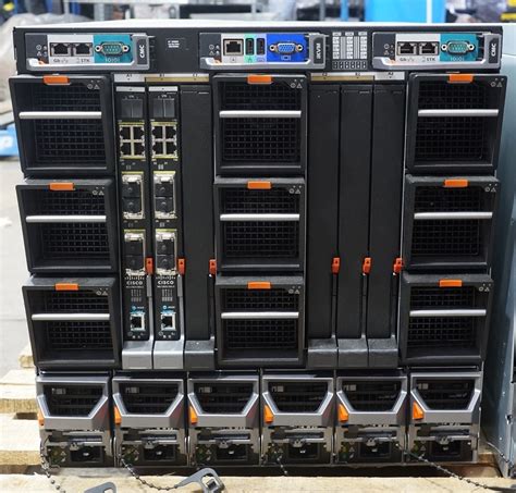 Dell Poweredge M1000e Blade Server Chassis With 16x M610 Blade Servers