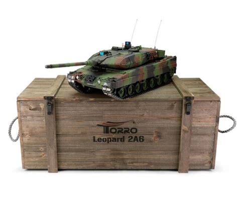 116 Torro Leopard 2a6 Rc Tank 24ghz Airsoft Metal Edition Pro Nato Ebay