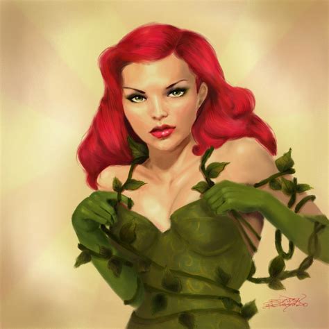 Poison Ivy Pin Up By 7129n31 On Deviantart