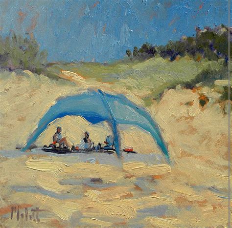 Contemporary Paintings Heidi Malott Beach At The Dunes Lake Michigan